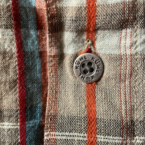 Kuhl short sleeve men’s Born In The Mountains casual shirt - Picture 2 of 5